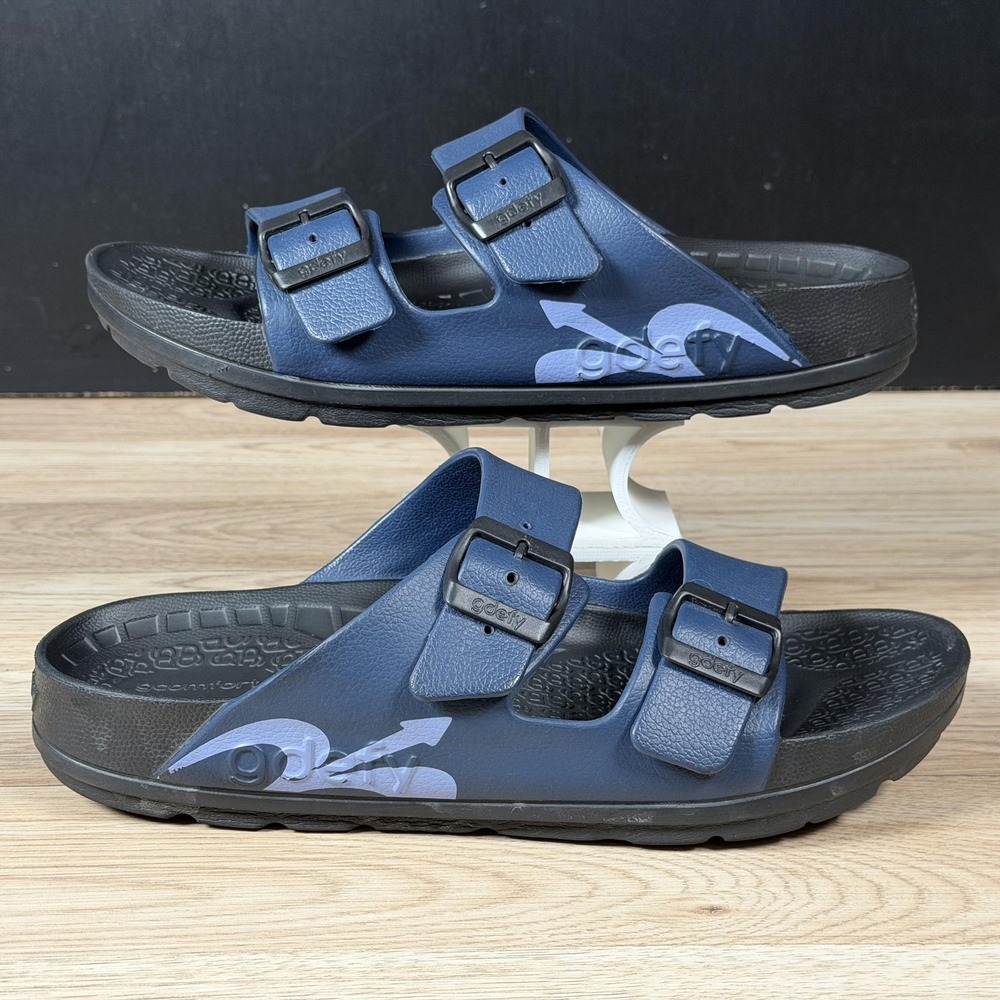 Gravity Defyer Gdefy Sandals Mens Size 11 Blue Upbov Slides VersoCloud Casual